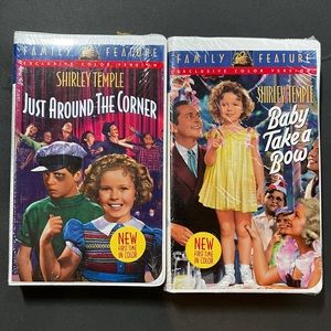 Shirley Temple NEW/Sealed VHS 20th Century Fox Movie Collection Tapes 14 & 15
